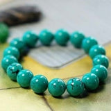 Fashion beads 12mm Howlite Crystal Stretch Bracelets Men and Women Natural stone Wholesale Jewelry High Quality